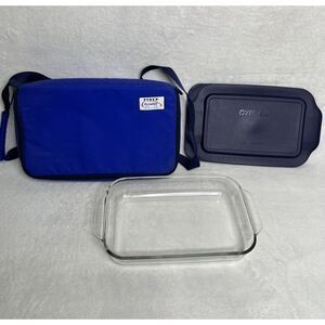 Pyrex Portables Insulated Carry Bag The Way To Go Travel Carrier with 2QT Dish